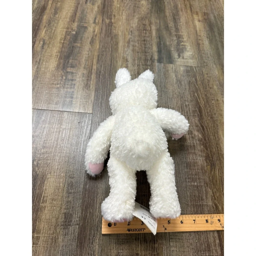 Steiff Teddy Bear in Easter Bunny Costume White Brown Hase Plush 114052 Tag